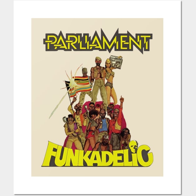 Funkadelic t-shirt Wall Art by Riss art